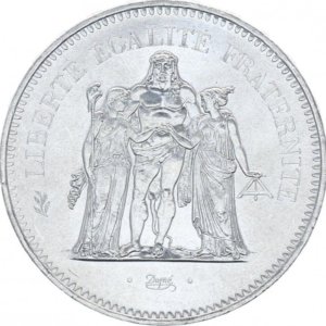Moneda de Plata 50 Francos-Francia LIBERTE EGALITE FRATERNITE 30 gramos