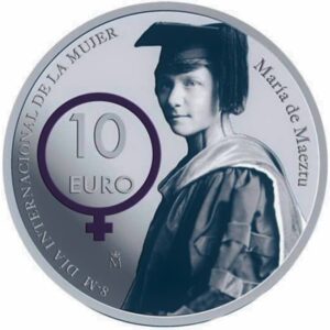 Moneda Plata MARIA DE MAEZTU Año 2023 8 REALES