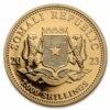 Moneda 1oz de Oro 999 Elefante Fauna Africana, 1000 shillings 2023 Somalia