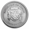 Moneda 1 Onza Plata 500 Francos República del Congo . GORILA 2022