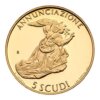 Moneda de Oro 5 Scudi Republica de San Marino 1997