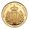 Moneda de Oro 5 Scudi Republica de San Marino 1997