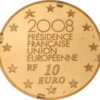 Moneda 18.45 g Oro 10 Euros FRANCIA 2008 Proof