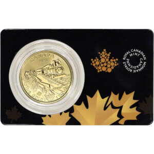 Moneda de Oro lavado de oro - Klondike Rush Canada 31.10 Gramos 2023