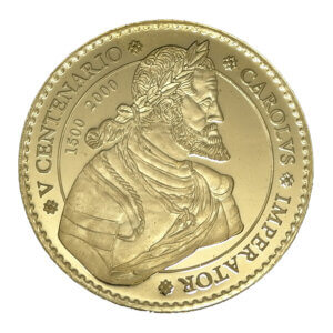 Moneda de Oro 40.000 V centenario 15.5 g Oro,