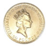 Moneda de Oro Britannia 1/2 Oz. 17.03 g Año 1988