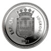 Moneda Plata 13.5 gramos Capitales Españolas LOGROÑO