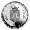 Moneda Plata 13.5 gramos Capitales Españolas BURGOS