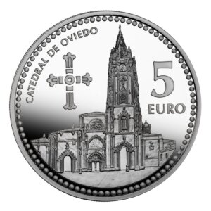 Moneda Plata 13.5 gramos Capitales Españolas OVIEDO