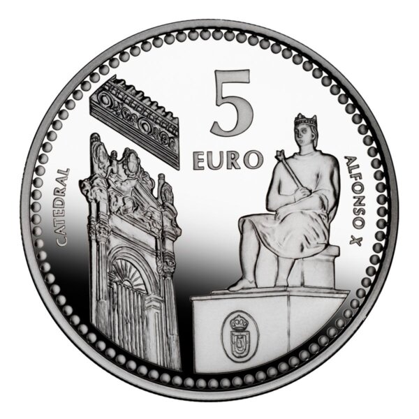 Moneda Plata 13.5 gramos Capitales Españolas CIUDAD REAL