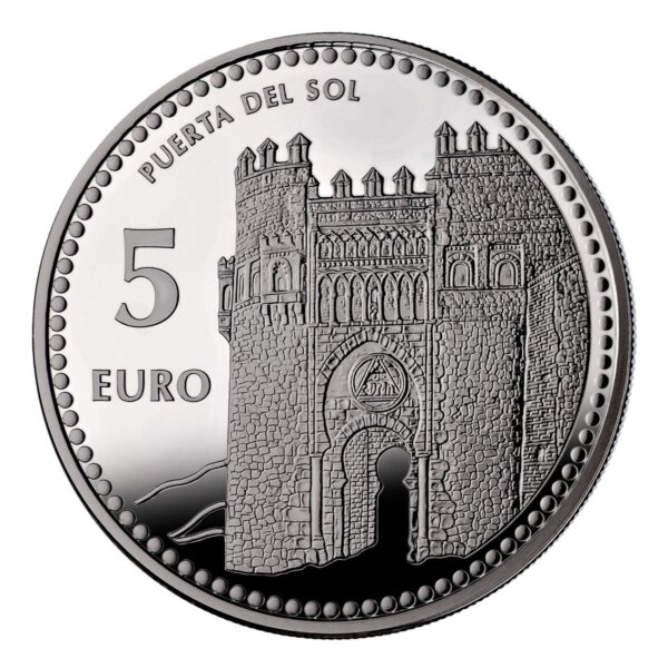 Moneda Plata 13.5 gramos Capitales Españolas TOLEDO
