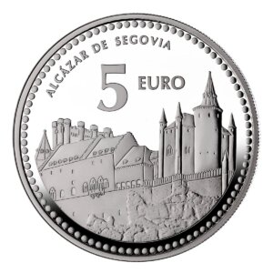 Moneda Plata 13.5 gramos Capitales Españolas SEGOVIA