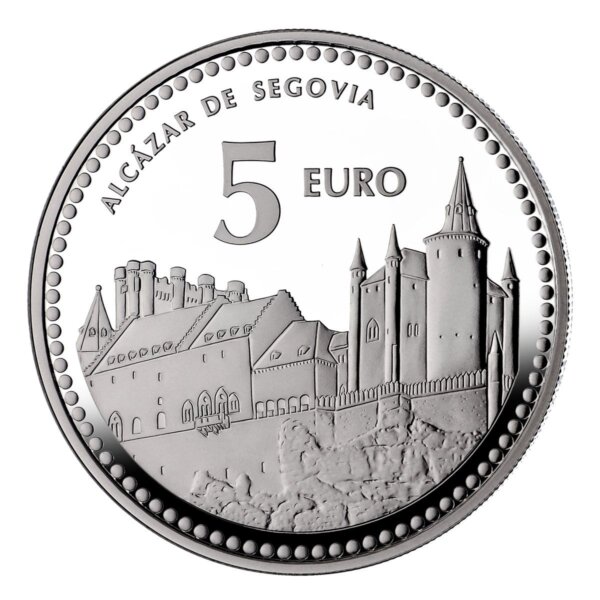 Moneda Plata 13.5 gramos Capitales Españolas SEGOVIA