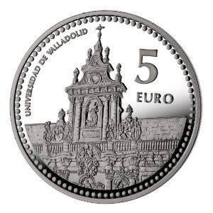 Moneda Plata 13.5 gramos Capitales Españolas VALLADOLID