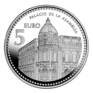 Moneda Plata 13.5 gramos Capitales Españolas CEUTA