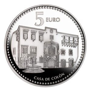 Moneda Plata 13.5 gramos Capitales Españolas LAS PALMAS