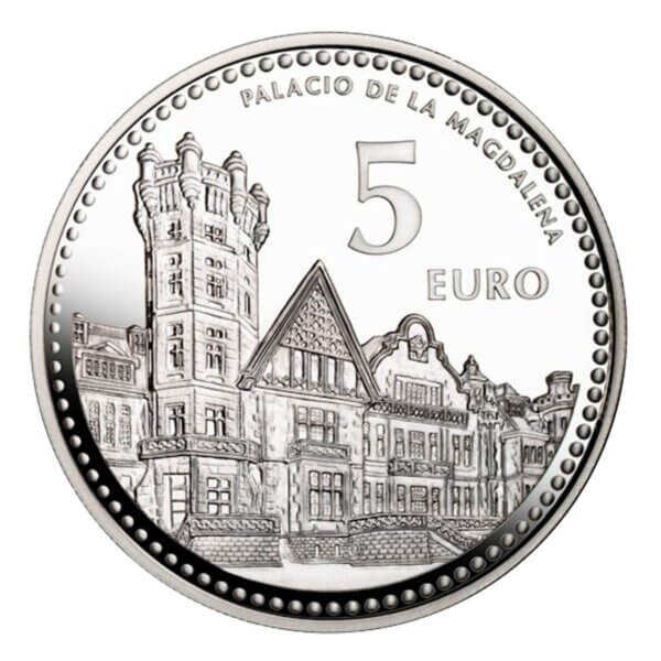 Moneda Plata Capitales Españolas SANTANDER