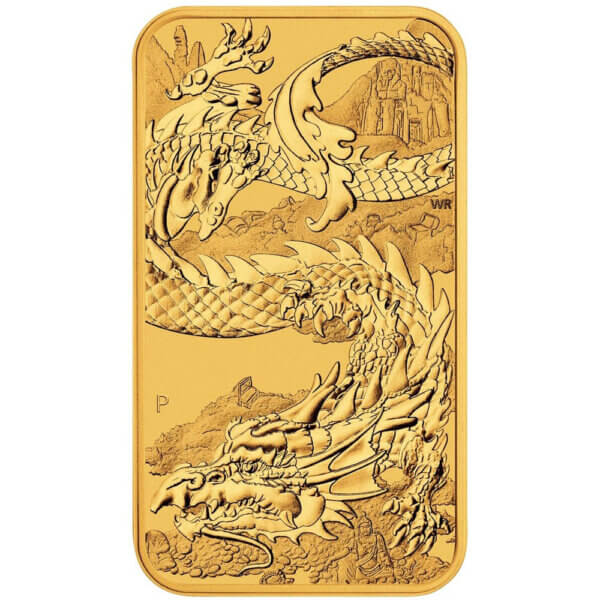 Moneda lingote 1 Onza Oro DRAGON . 31.10 gramos 2023