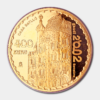 Moneda 27 g Oro Año internacional Gaudi 400 EUROS Año 2002