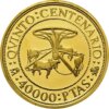 Moneda de Oro 40.000 V centenario 13.55 g CARLOS V Año 1992