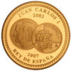 Moneda 27 g Oro Juan Carlos 400 EUROS Año 2002
