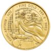 Moneda de Oro REY ARTURO de 1 Oz - 31.13 gramos 100 Libras AÑO 2023