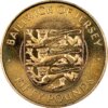 Moneda de Oro 50 Libras - Aniversario Nuncial Isabel Queen