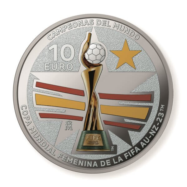 Moneda Plata 2023 Campeonas del Mundo 10 EUROS