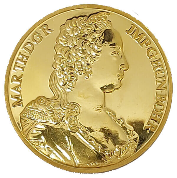 Moneda oro 34.55 g 100 Ecus Miguel de Cervantes 1989 España