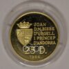 Moneda de oro 7,77 gr 25 Diners 1994 Andorra LEI 583 "XXVI Juegos Olímpicos Atlanta 1996" - Imagen 3