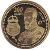 Moneda de 13,50gr Oro 200 EUROS Feipe II
