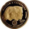 Moneda de oro 16 Gramos 2 soberanos Conmemoración Catherine y William Año 2011 INGLATERRA