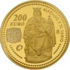 Moneda de 13,50gr Oro 200 EUROS Alfonso X 
