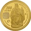 Moneda de 13,50gr Oro 200 EUROS Alfonso X 