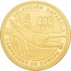 Moneda de 13,50gr Oro 200 EUROS CAMPEONAS DE EUROPA AÑO 2008