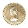 Moneda de Oro 25 Libras 11.9 gramos - Aniversario Nuncial Isabel Queen