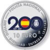 Moneda Plata 10 EUROS 200 Aniversario Policía Nacional 1824-2024