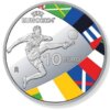 Moneda Plata 27 gramos 10 EUROS UEFA 2024