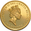 Moneda de Oro Britannia de 1 Oz. 100 Libras de Gran Bretaña. Isabel II Año 1987