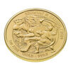 Moneda 1 Onza Oro 31.10 gramos 100 Libras Gran bretaña 2023 Beowulf & Grendel INGLATERRA