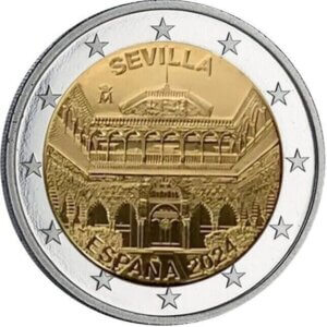 Moneda 2 EUROS CURSO LEGAL SEVILLA
