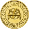 Moneda de Oro 10.000 V centenario 15.5 g CARLOS V Año 1989