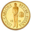 Moneda de Oro 40.000 V centenario 13.55 g CARLOS V Año 1991