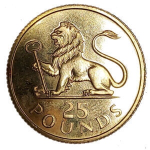 25 Pounds. 1/4 Onza Britannia Oro 7.81 Gramos. Varios Años.