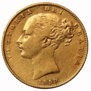 Moneda de Oro 7,98 gramos Libra Esterlina varios años. Soberano