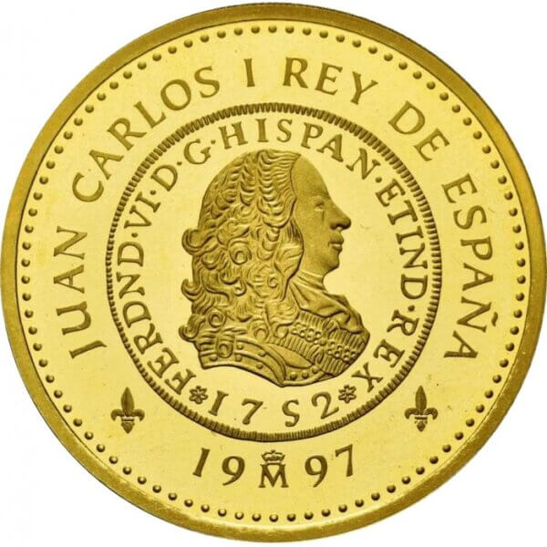 Moneda de Oro 80.000 pesetas 1997