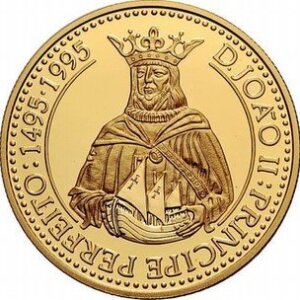 Moneda de Oro 27.2 gramos 200 Escudos D.JOAO II PORTUGAL