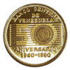 Moneda 50 Bolivares 15.55 gramos OroAniversario 1940 1990 Venezuela