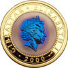 Moneda Bimetalica 1 onza 31.10 g Gibraltar 1 Crown Año 2000