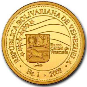 Moneda de Oro Conmemorativa de la Reconversión Monetaria